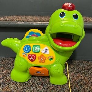 VTech Chomp and Count Dino, Green. Electric educational toys. Dinosaurs.